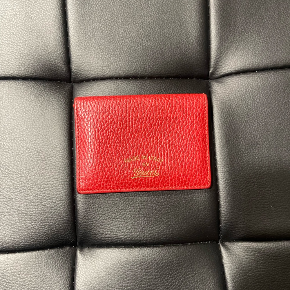 Gucci Leather Card Holder w/ ID placement